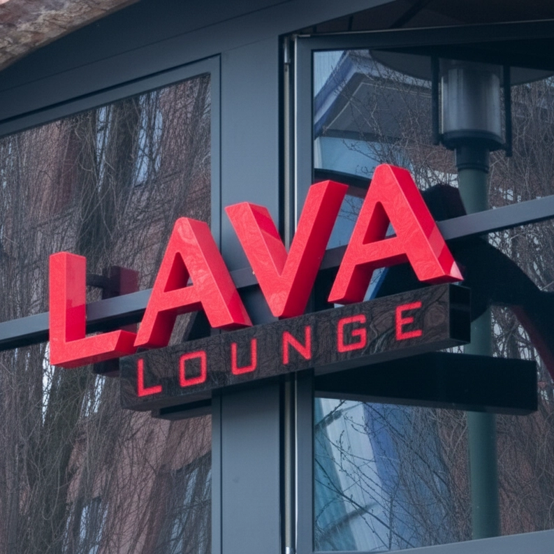 Lichtwerbung Lounge