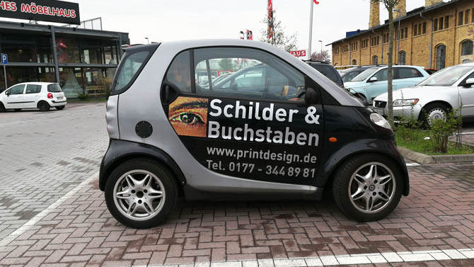 Autobeschriftung
